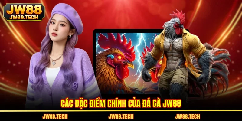 Các đặc điểm chính của đá gà JW88