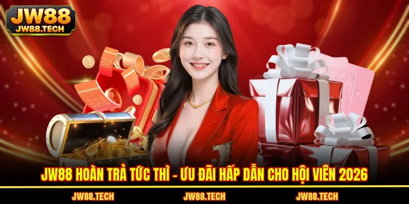 JW88 Hoàn Trả Tức Thì - Ưu Đãi Hấp Dẫn Cho Hội Viên 2026