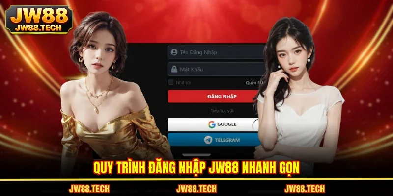 Quy trình đăng nhập JW88 nhanh gọn