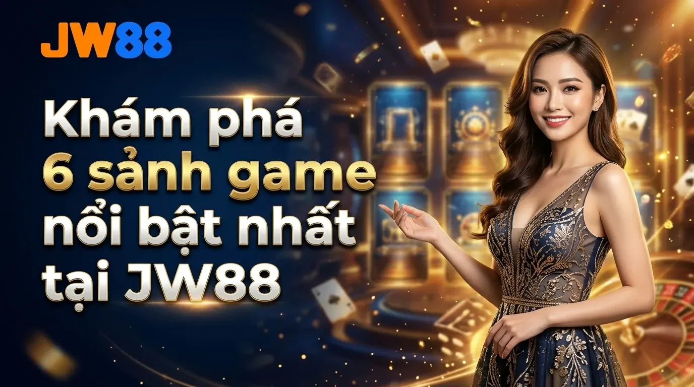 jw88 kham pha 6 sanh game noi bat nhat tai jw88